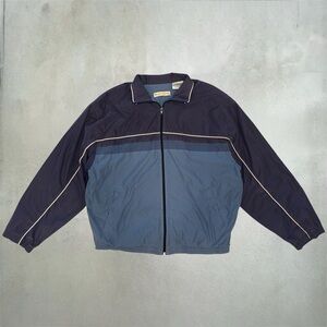 Men's Navy and Blue Windbreaker